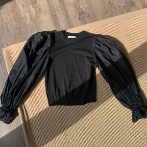Alice and Olivia puff sleeve sweater